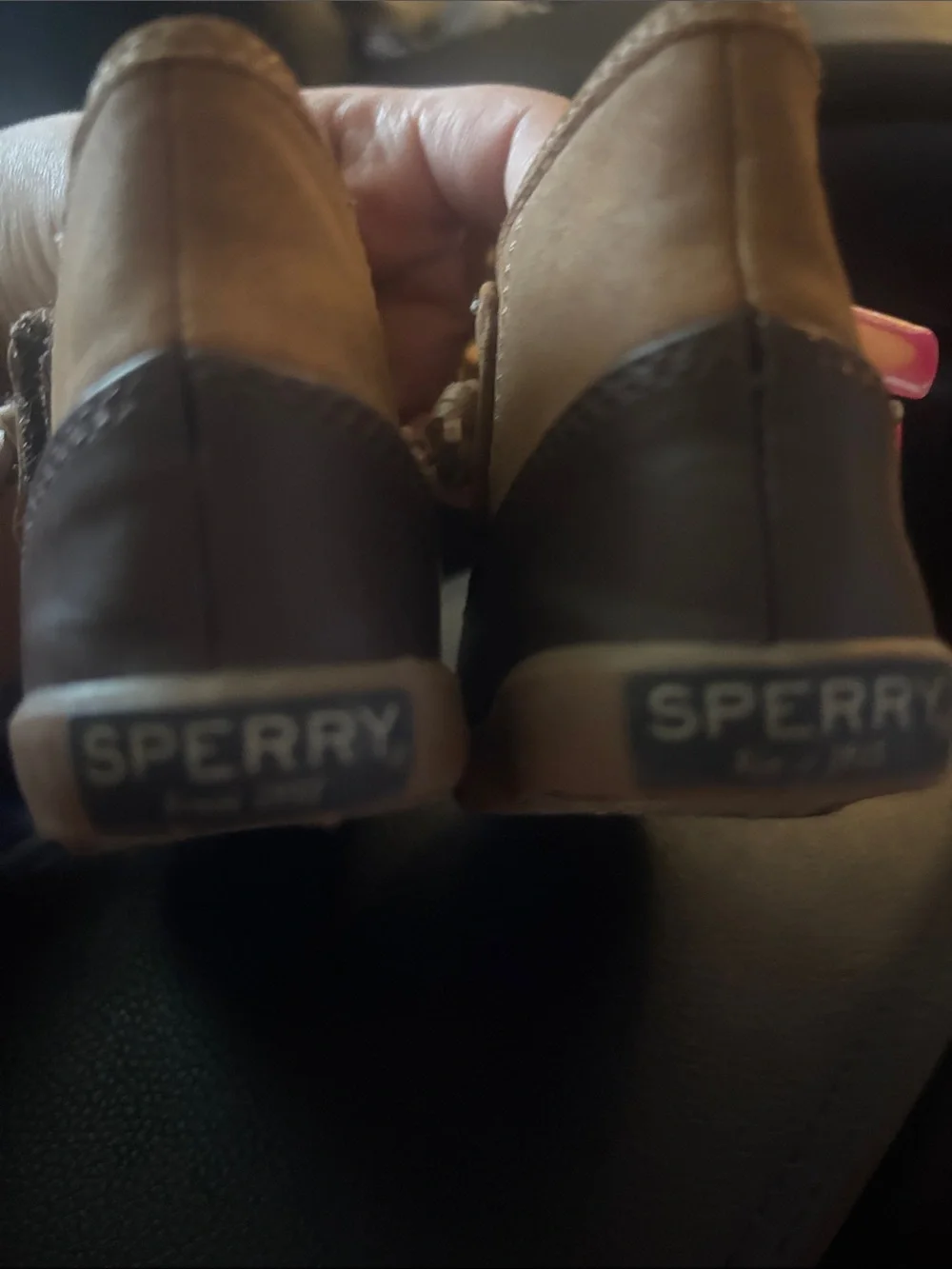 Sperry Kids Brown and Tan Lace-Up Duck Boots